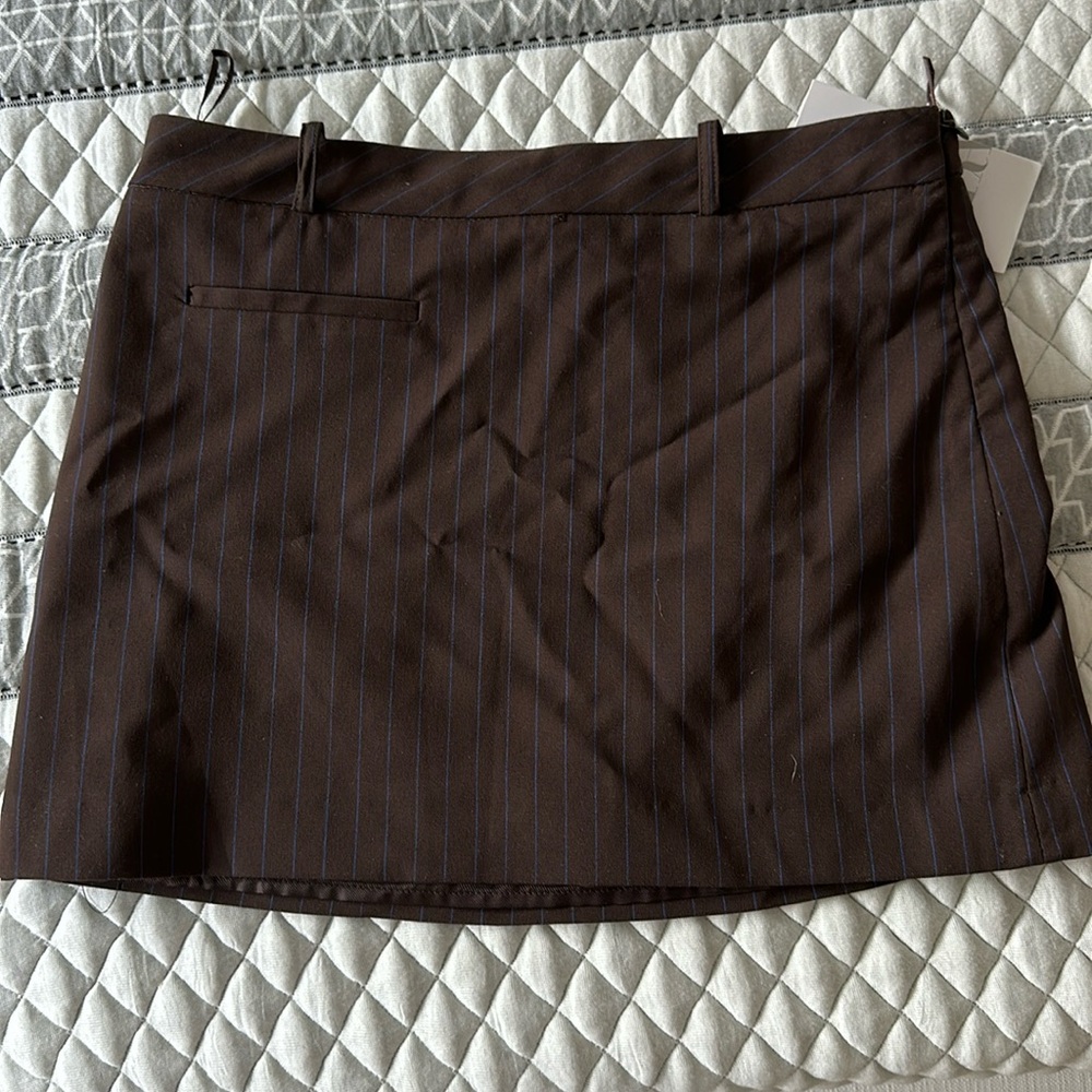 Zara brown mini skirt